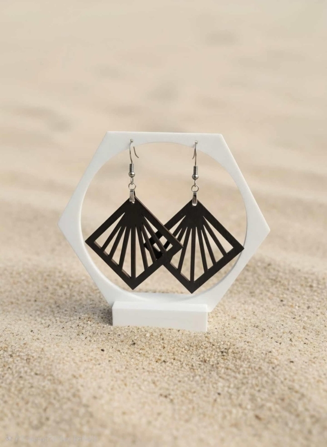 Boucles d'oreilles "Éventail Élégant"