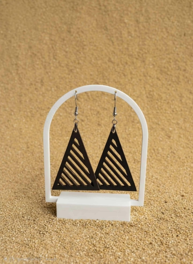 Boucles d'oreilles "Triangles Graphiques"