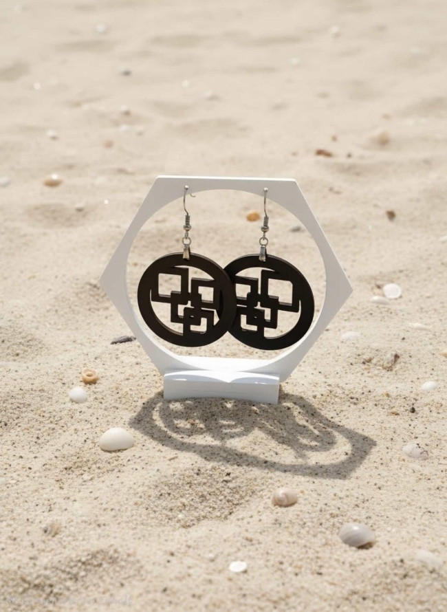 Boucles d'oreilles "Cercles Harmoniques"