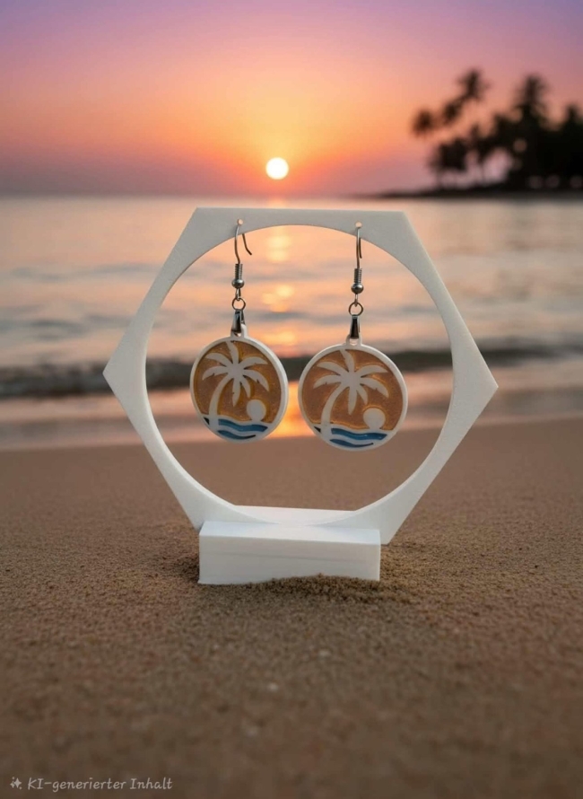 Boucles d'oreilles "Evasion Tropicale"