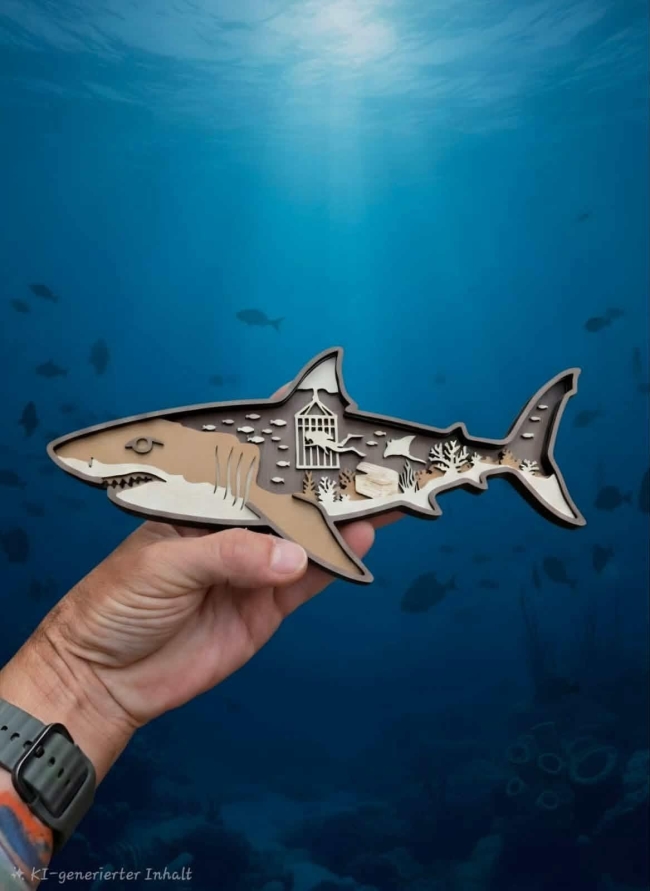 Décoration Murale Requin, chouette, renard