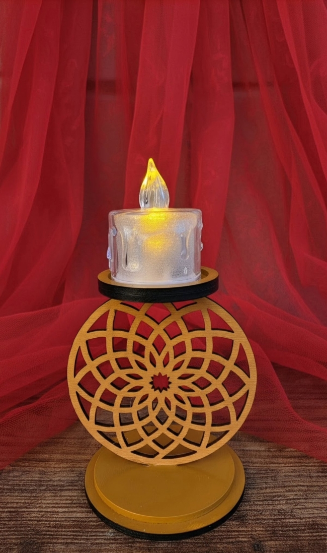 Bougeoirs Zen en Bois