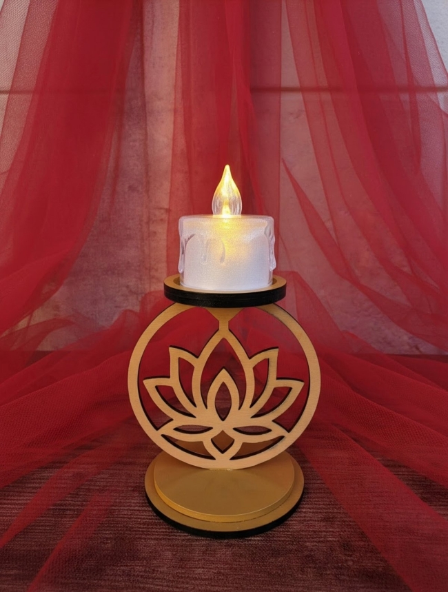 Bougeoirs Zen en Bois
