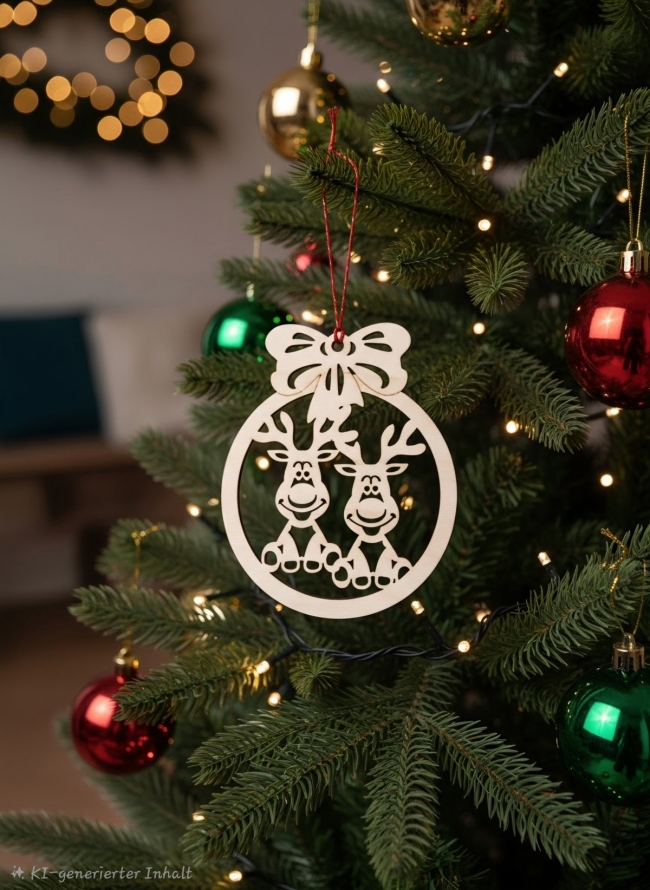 Boules de Noël " Les Petits Charmes de Noël"