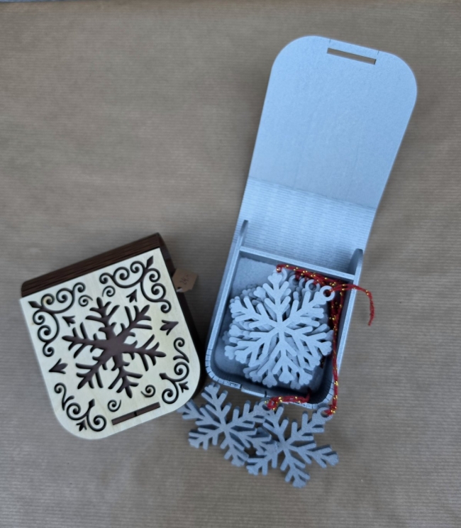 Coffret 10 flocons de Noël