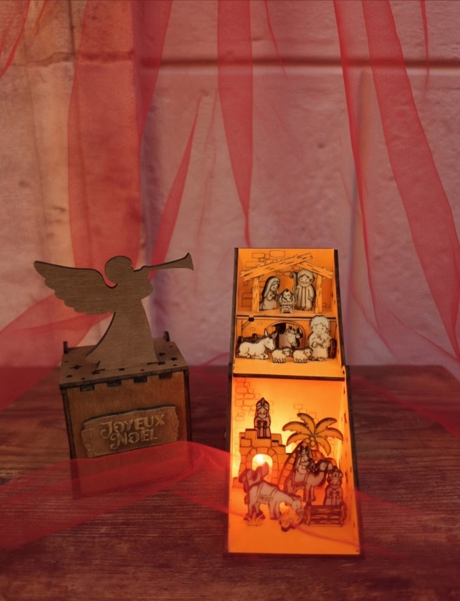 Crèche de Noël Pop