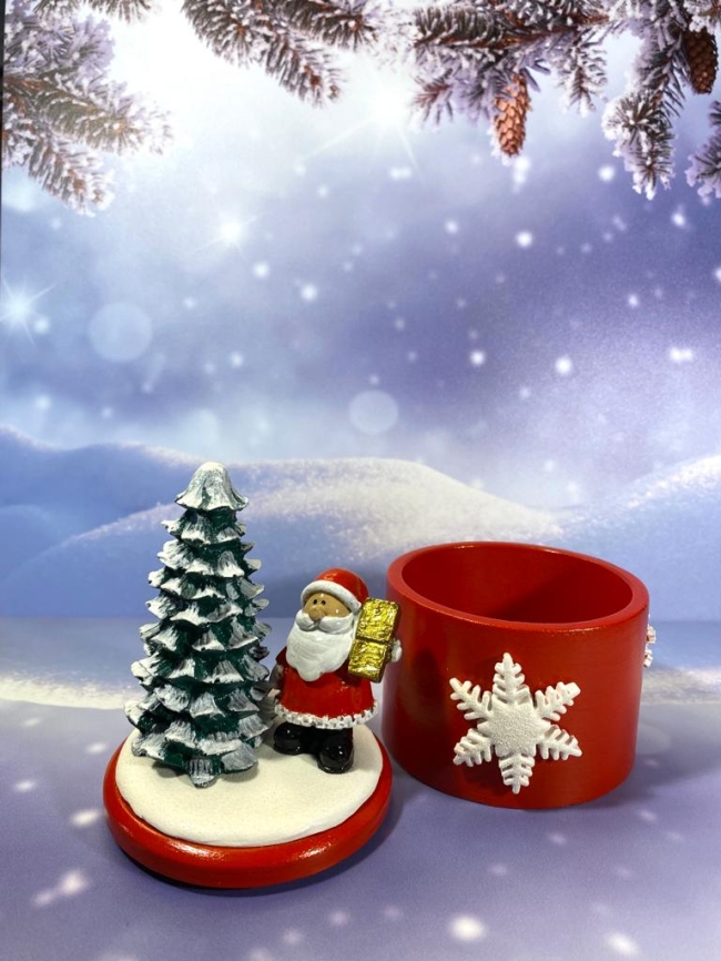 Bougie de Noël – La Surprise du Père Noël