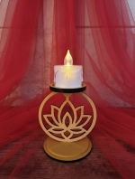 Bougeoirs Zen en Bois